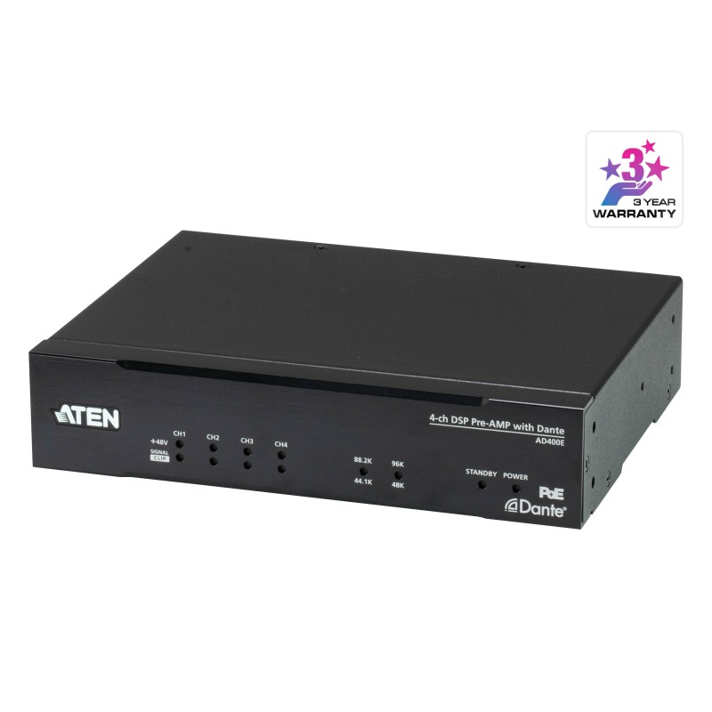 Aten 4-ch Mic/Line with DSP and